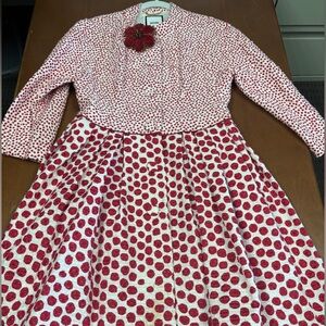 Moschino Elegant Polka Dot Dress